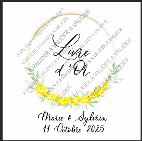 Commande personnalisée - Livre d'or personnalisé - AVP – Image 2